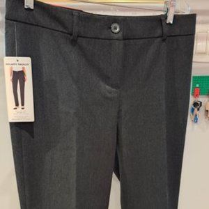 Straight leg grey womens dress pants NWT